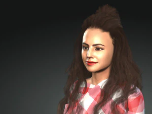 mulher Modelo 3D