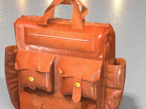 Leather Bag Modelo 3D