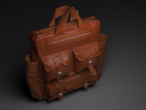Leather Bag Modelo 3D