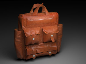 Leather Bag Modelo 3D