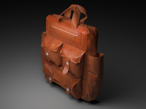 Leather Bag Modelo 3D