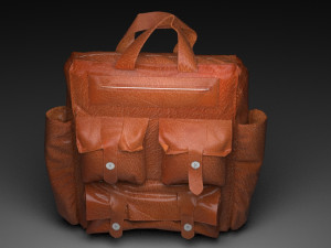 Leather Bag Modelo 3D