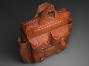 Leather Bag Modelo 3D