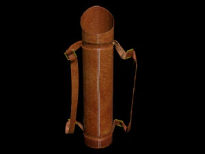 가죽 화살 3D 모델