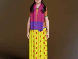 Personagem infantil Modelo 3D