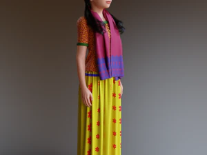 Karakter Anak Model 3D