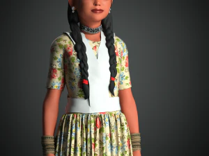 Personagem infantil Modelo 3D