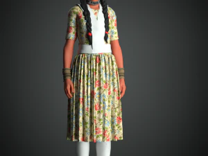 Child Character 3D Model
