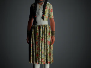 Child Character 3D Model