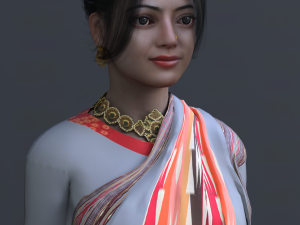 Asian Woman 3D Model