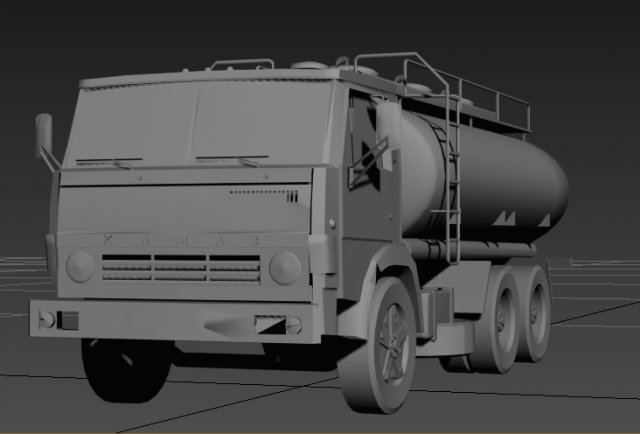 pack kamaz Modelo 3D .c4d .max .obj .3ds .fbx .stl .blend 