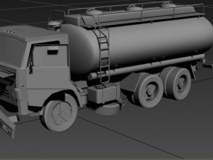 pack kamaz Modelo 3D
