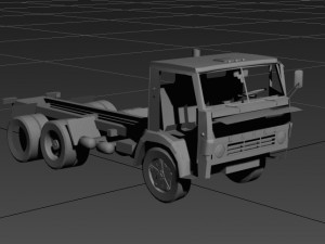 pack kamaz Modelo 3D
