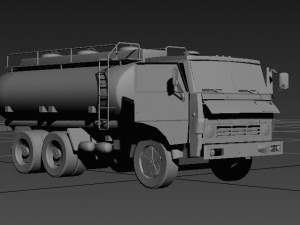 pack kamaz Modelo 3D