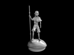 printable avatar aang model 3D Print Model