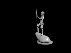 printable avatar aang model 3D Print Model