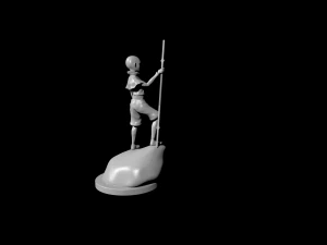 printable avatar aang model 3D Print Model