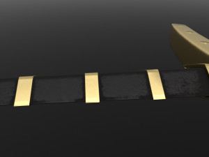 medieval celtic sword 3Dモデル