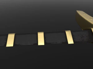 medieval celtic sword 3D Model