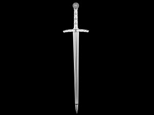 medieval celtic sword 3Dモデル