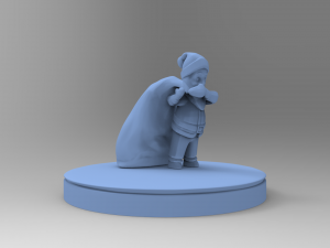 santa claus brings gifts 3D Print Model