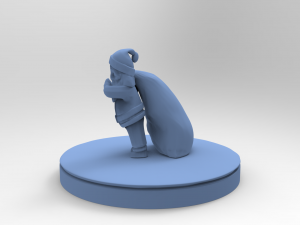santa claus brings gifts 3D Print Model