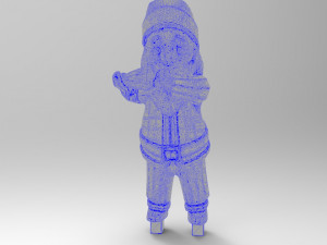 santa claus brings gifts 3D Print Model