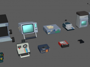 KIT RETROP PROP 3D 3D 模型