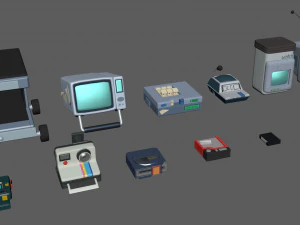 KIT RETROP PROP 3D 3D Model