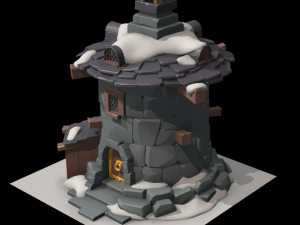 MEDIEVAL TOWER Modèle 3D