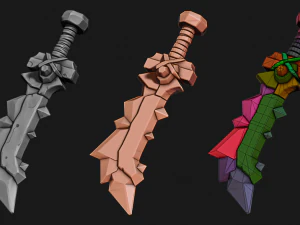 Gioco del pugnale Modello 3D