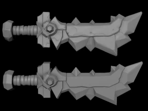 Dagger game 3D Model