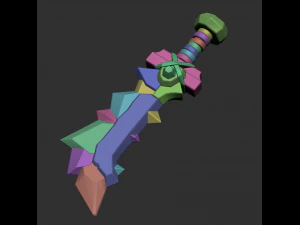 Dagger game 3D Model