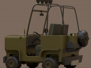 Pickup Cartoon Modelo 3D