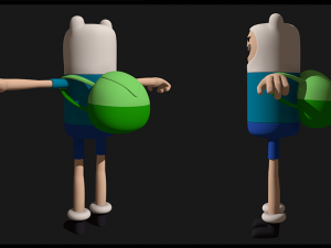 Finn - Adventure Times 3D Model