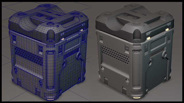 SYFY BOX 3D मॉडल .c4d .max .obj .3ds .fbx .stl .blend 