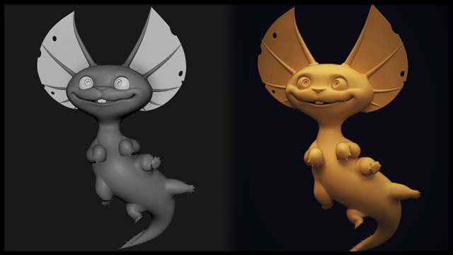 - Axolotl 3D मॉडल .c4d .max .obj .3ds .fbx .stl .blend 