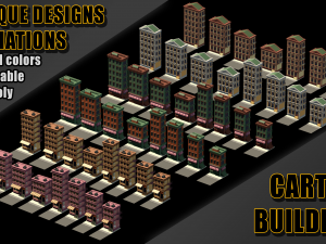 KITBASH buildings - s 3D 모델