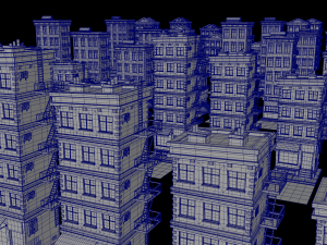 KITBASH buildings - s Model 3D