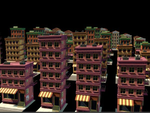 KITBASH buildings - s 3D Model