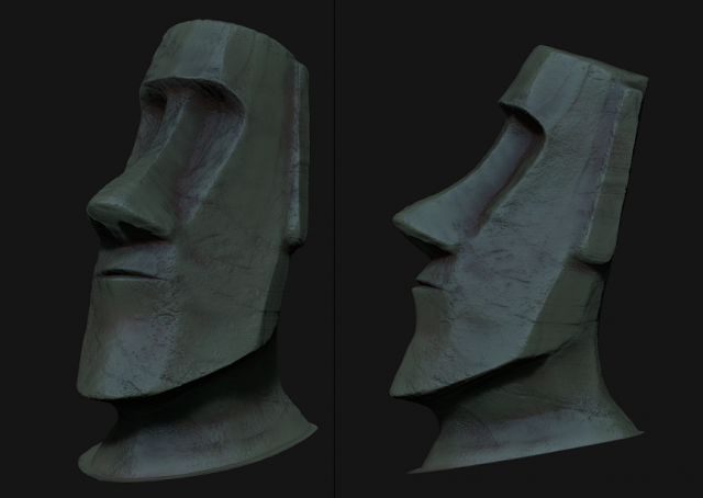 EASTER STATUE - 3D MODEL 3D Model .c4d .max .obj .3ds .fbx .stl .blend 