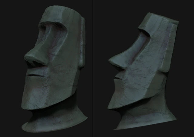 PATUNG PASKAH - MODEL 3D Model 3D .c4d .max .obj .3ds .fbx .stl .blend 