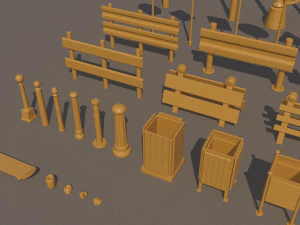 URBAN KITBASH - 3D MODELS 3D Model