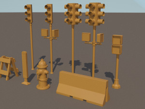 URBAN KITBASH - 3D MODELS 3D Модель