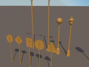 URBAN KITBASH - 3D MODELS 3D Model