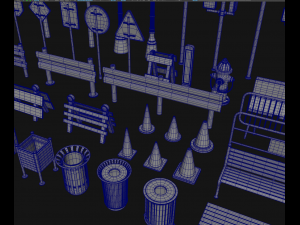 URBAN KITBASH - 3D MODELS 3D Модель