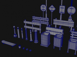 URBAN KITBASH - 3D MODELS 3D Модель