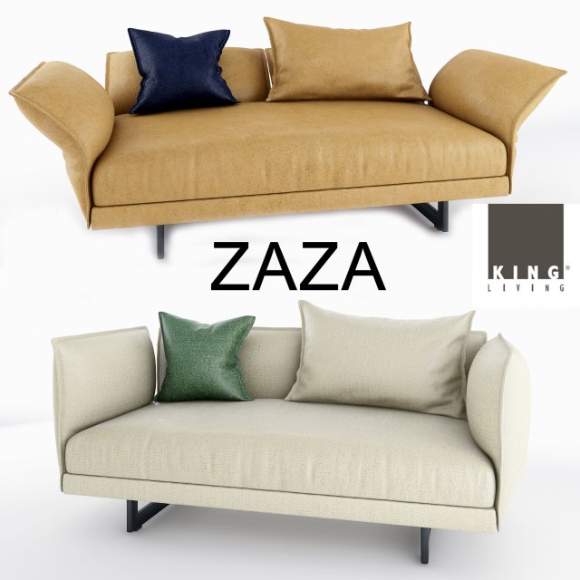 zaza sofas Modello 3D .c4d .max .obj .3ds .fbx .stl .blend