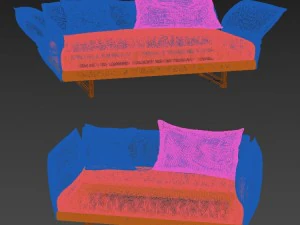 zaza sofas 3D Model
