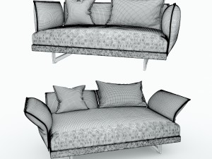 zaza sofas deep Model 3D